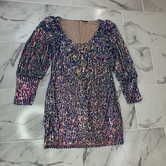 Venus short sequins dress - Picture 10 of 14